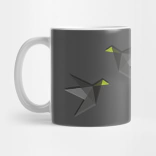 Black and White Paper Cranes Mug